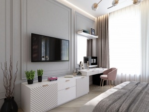 Дизайн интерьера 3-комнатной квартиры 97 кв.м в современном стиле